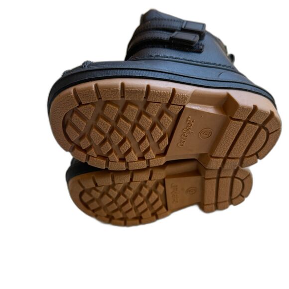 Toddler Black Denver Winter Boots - Cat & Jack Size 6 NWT - Picture 5 of 8